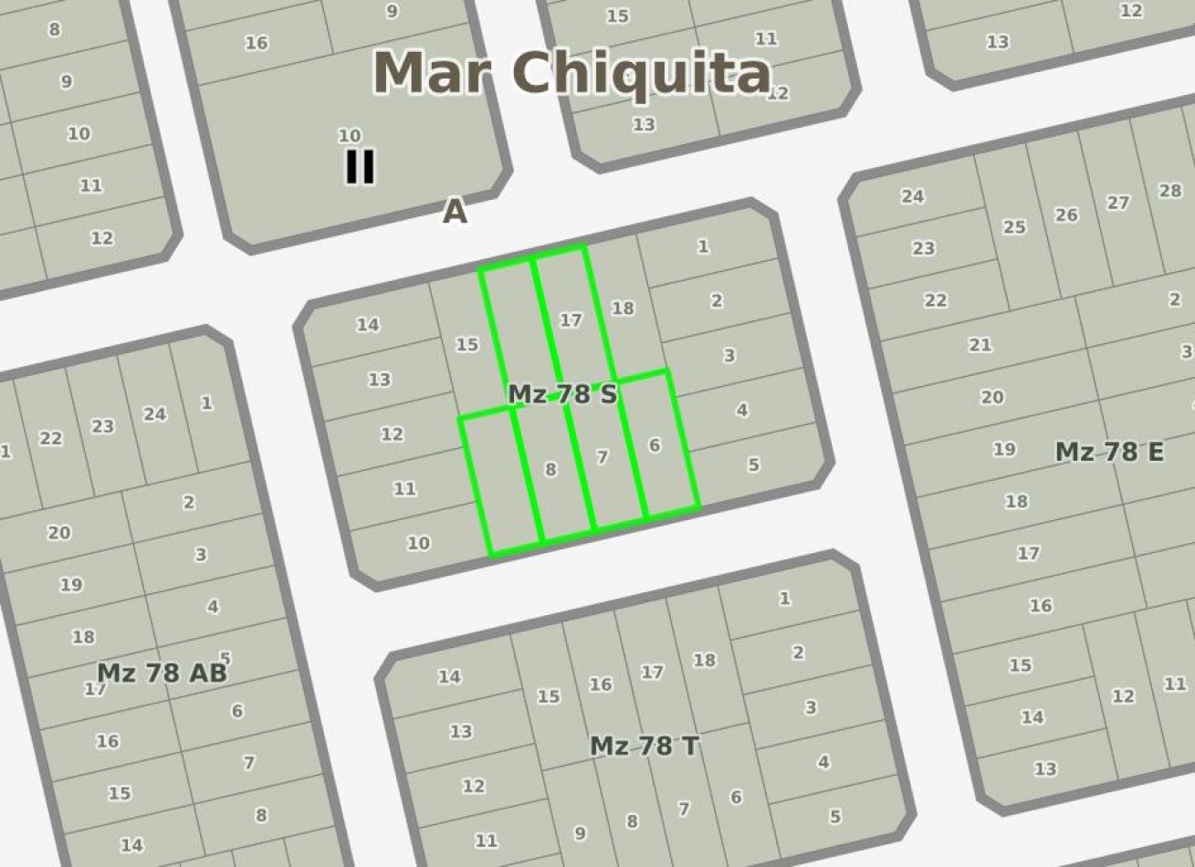 Venta de lotes en la Ciudad de Coronel Vidal